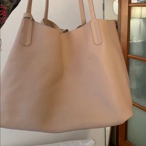 Handmade in Italy Cuir Rose Tote